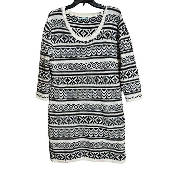 Maurices Tunic Sweater Dress Womens XL Multicolor Boho Stripe Print Pullover - Picture 1 of 9